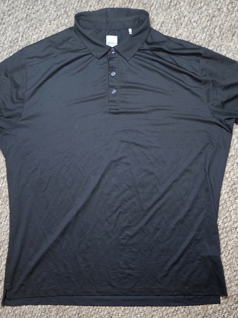 Callaway Men's Black Performance Polo Shirt, Size XXXL